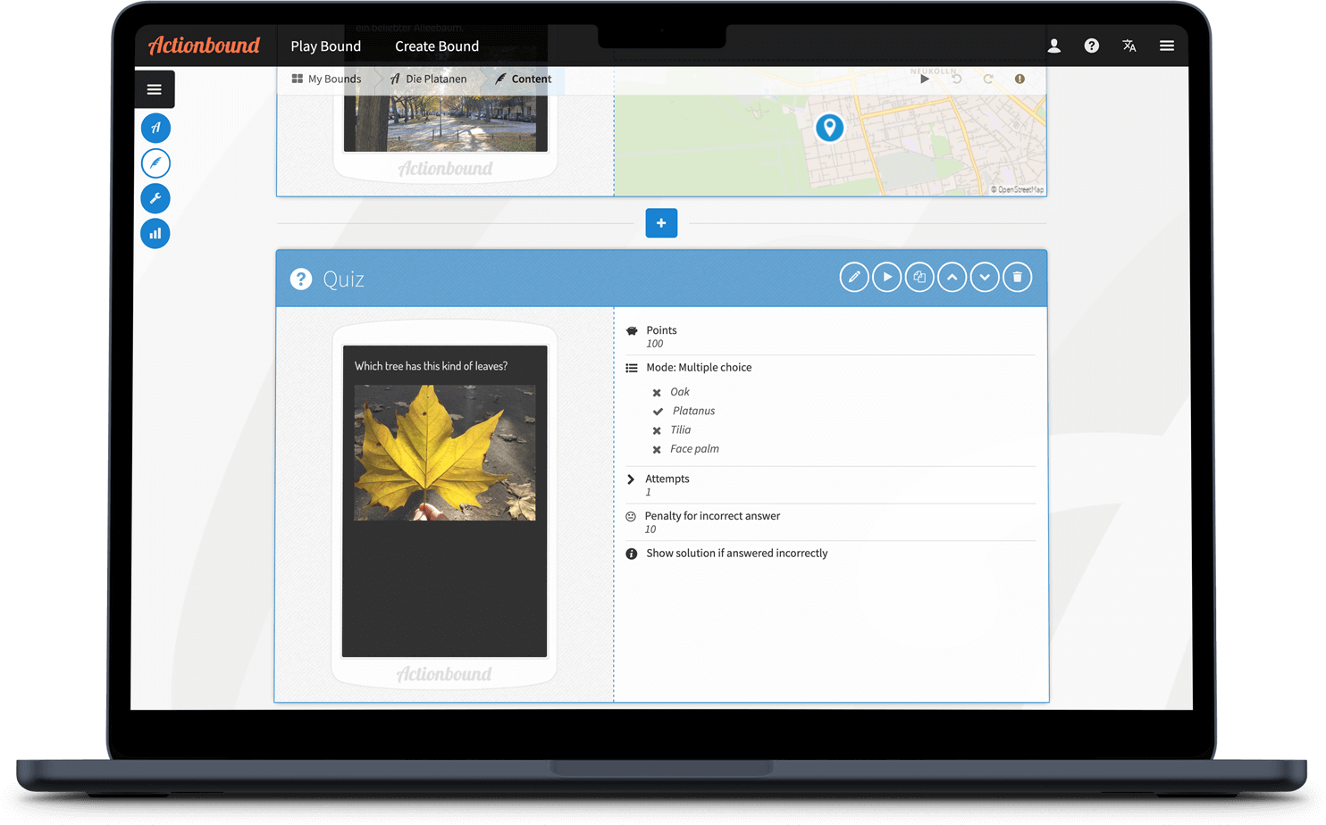 Bound Creator on Desktop